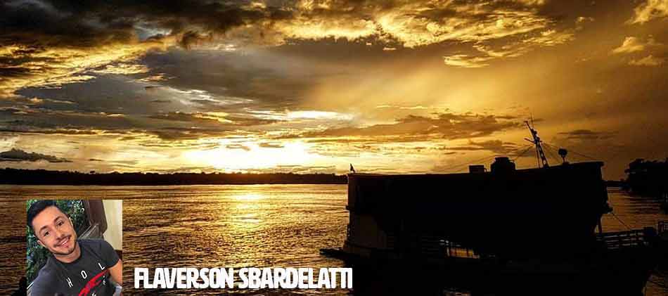 PÔR DO SOL NO RIO MADEIRA