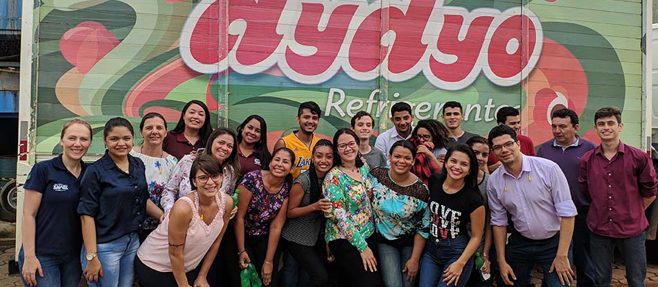 Visita de alunos da São Lucas na Fábrica Dydyo
