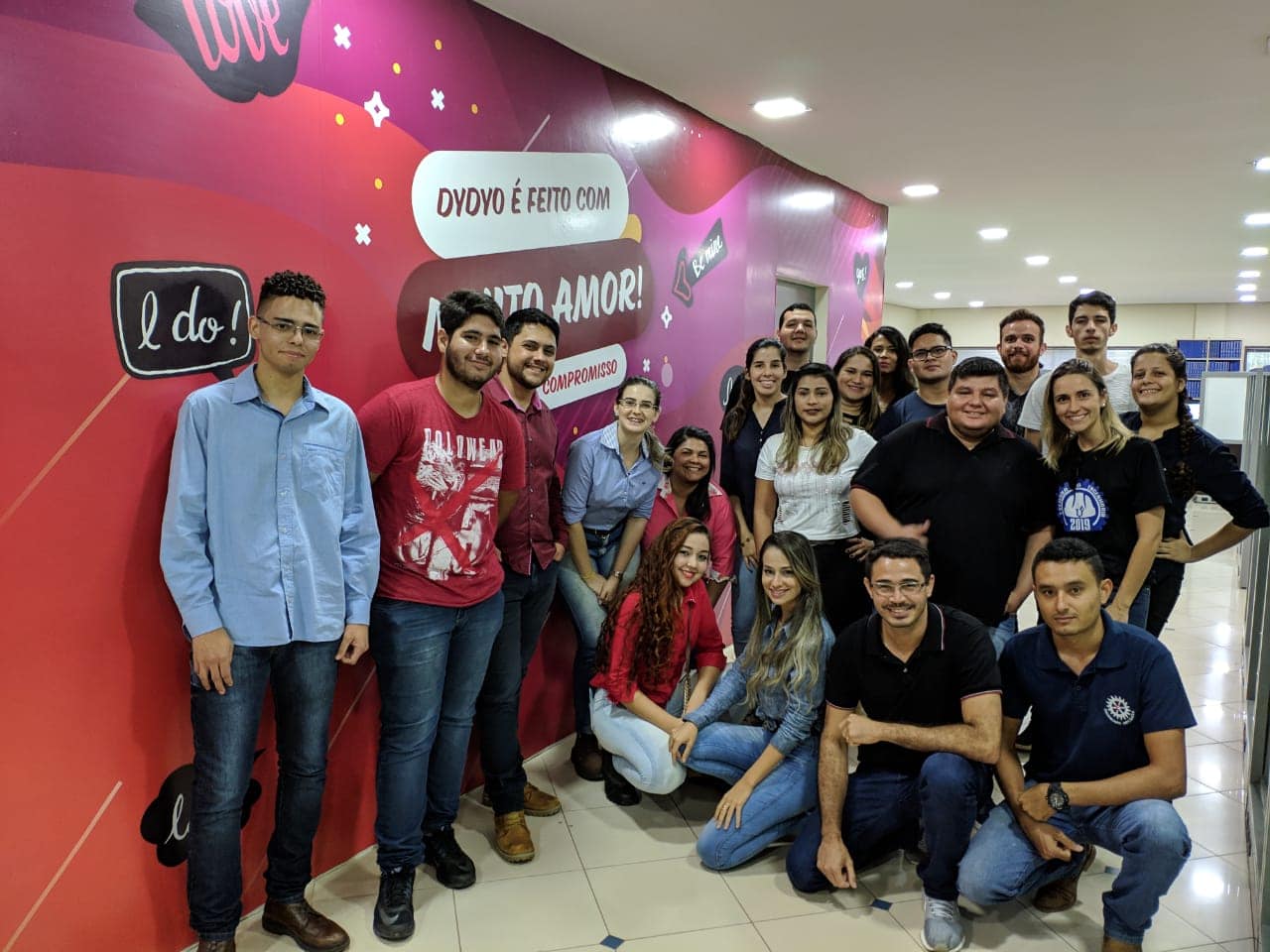 Visita de alunos da Faculdade UNESC na Fábrica Dydyo