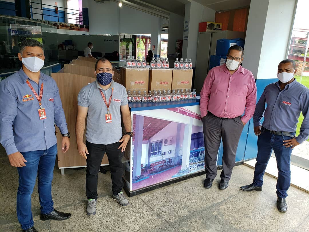 Ouro Preto do Oeste recebe doação de álcool 70% 