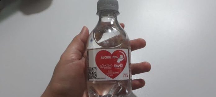 Espigão do Oeste recebe doação de álcool 70%